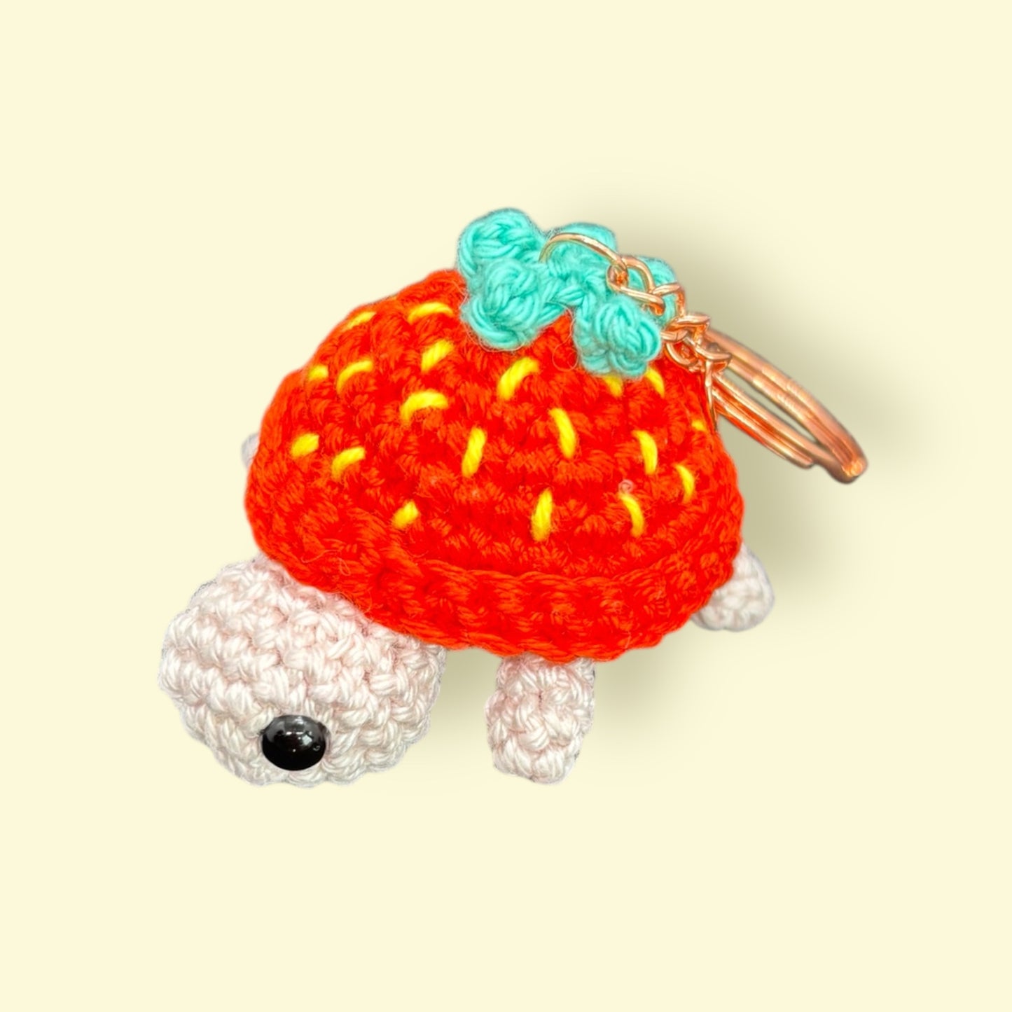 Porte clé tortue fruit