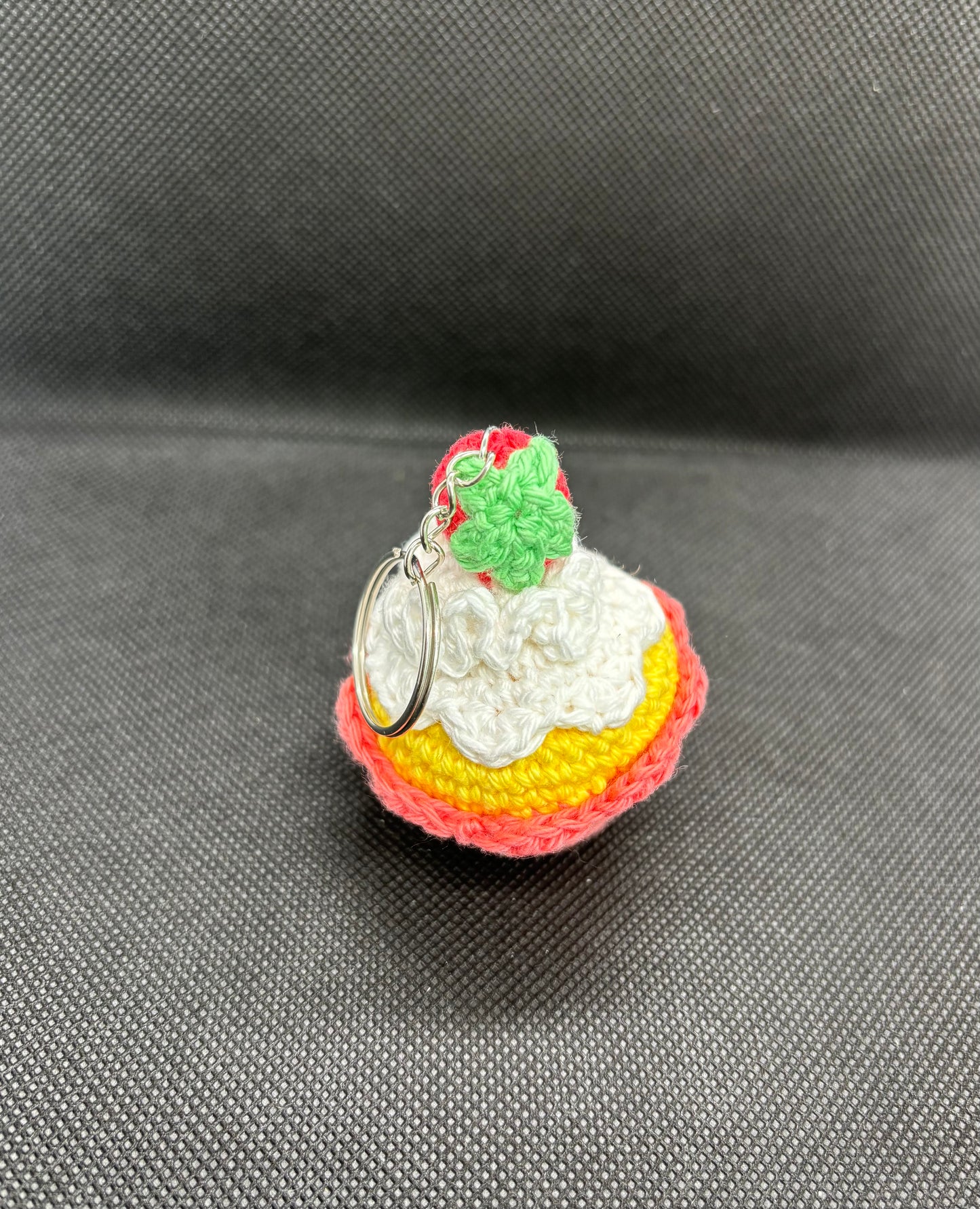 Porte clé cupcake fruits