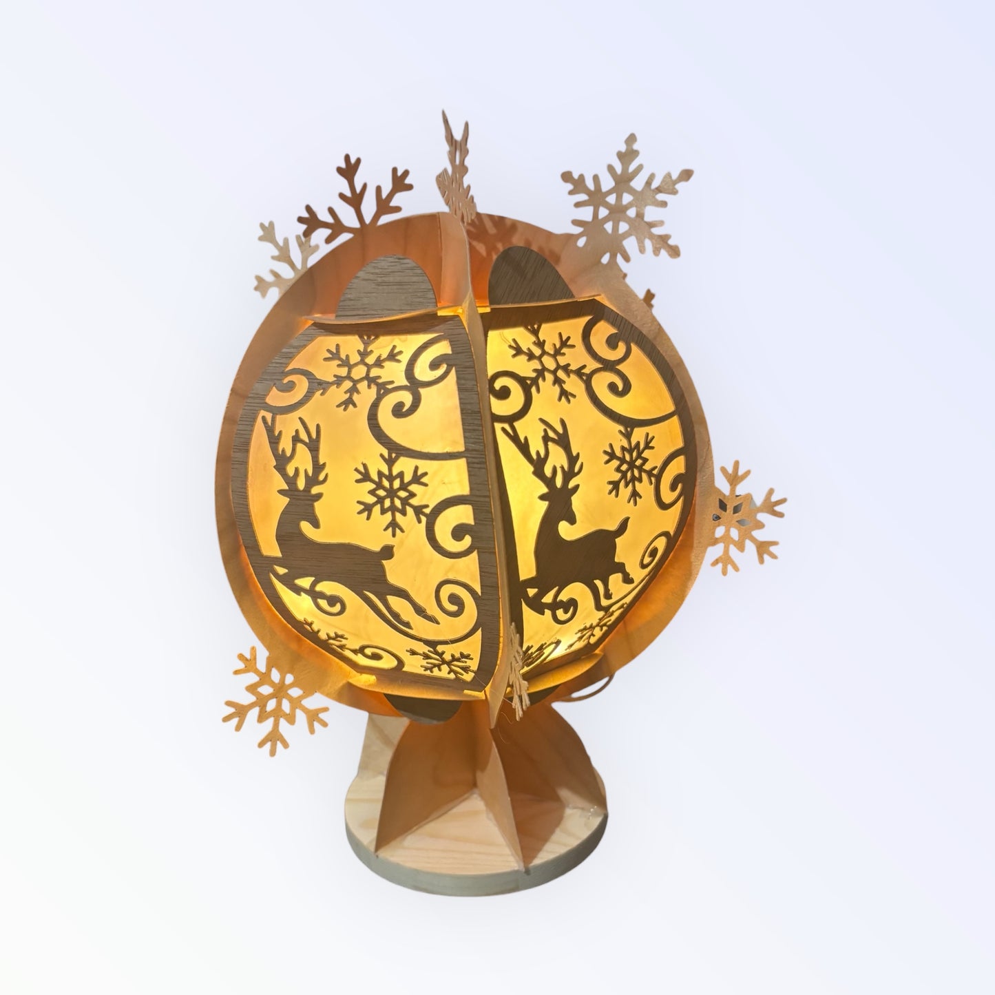 Lanterne boule renne de Noël 🎄