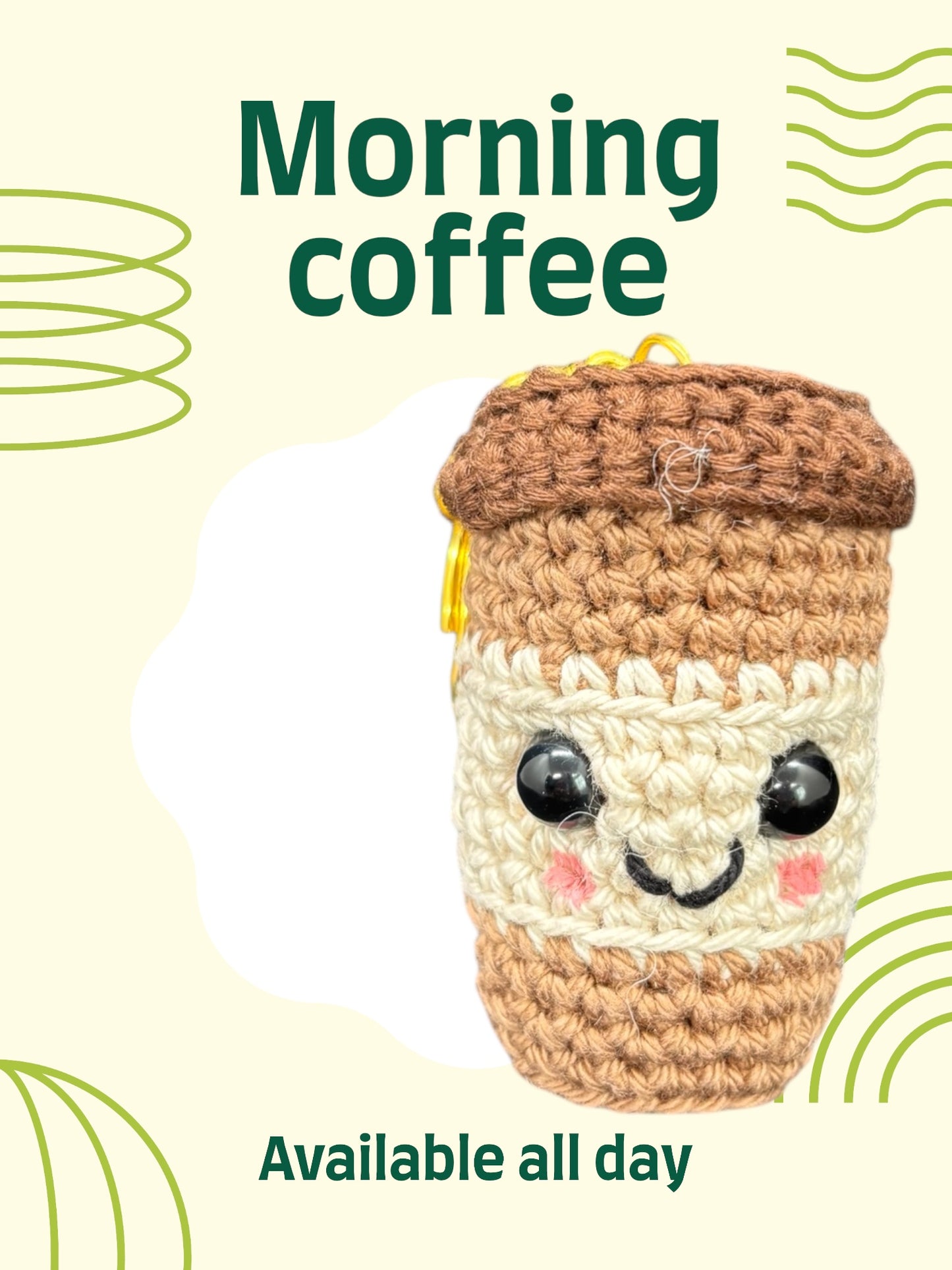 Porte clé café