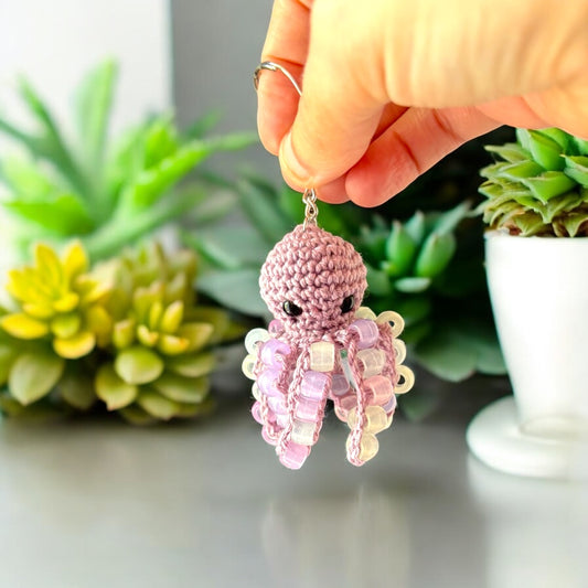 Porte clé pieuvre magique