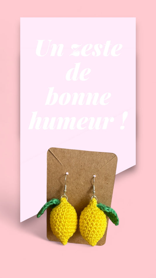 Boucles d’oreilles fruits